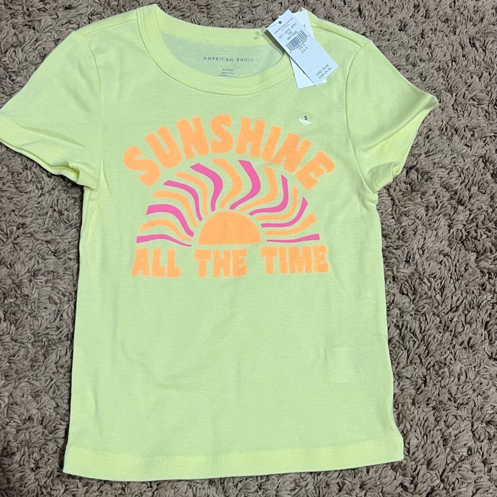 American Eagle Crop Tee NWT